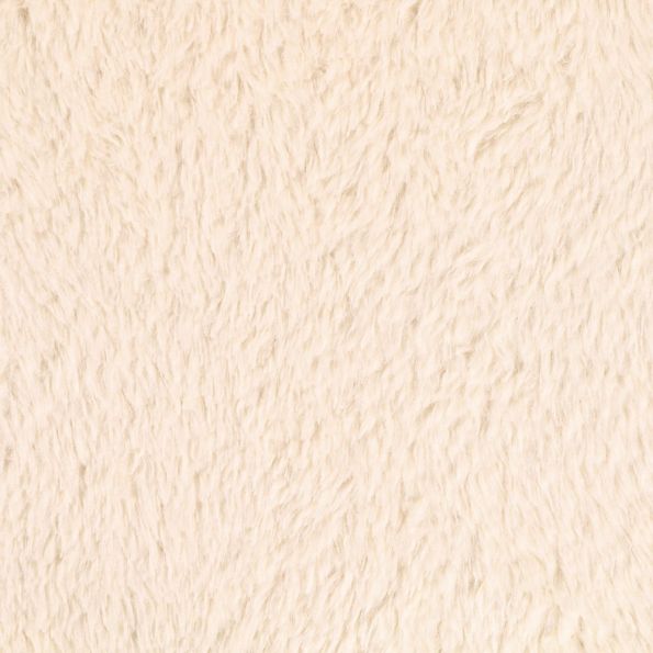 Tissu Fausse fourrure Emma Ecru - Par 10 cm