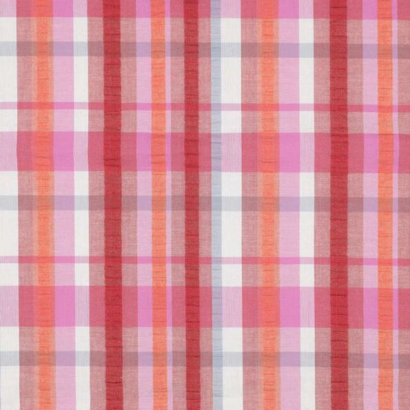 Tissu Coton imprimé Cadralys sur fond Rose - Par 10 cm