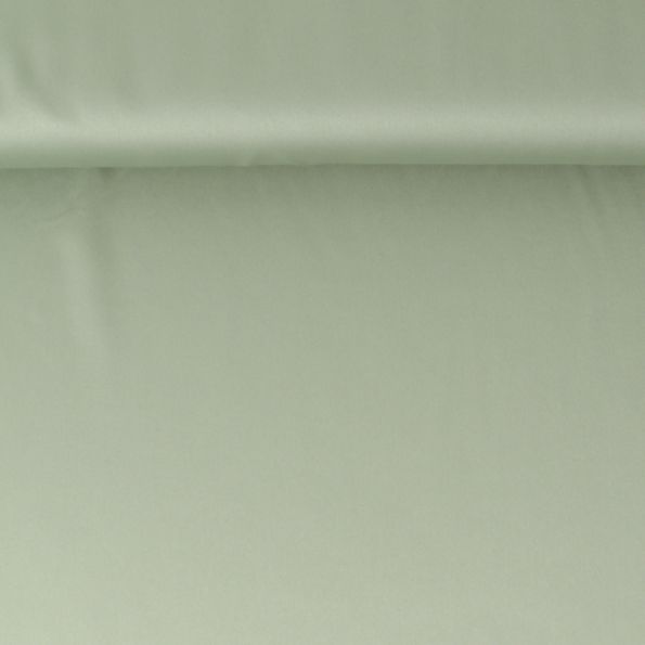 Tissu  Micro Satin mat Joséphine uni  Vert amande - Par 10 cm