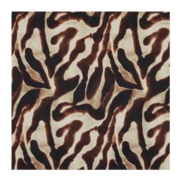 Tissu Softshell Peau de bête sur fond Marron - Par 10 cm