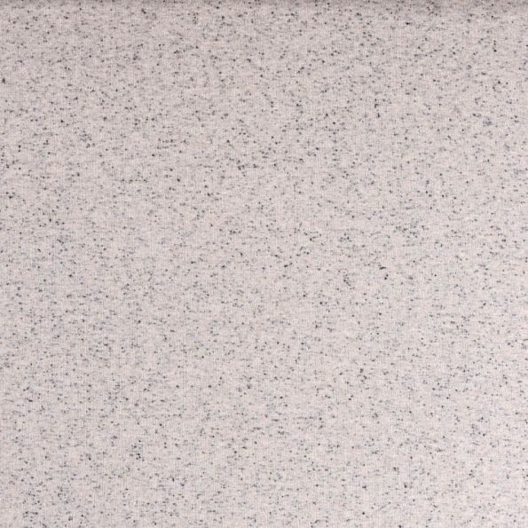 Tissu Sweat envers gratté chiné noir et lurex Gris clair - Par 10 cm