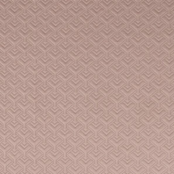 Tissu Jersey Matelassé Gris souris Motifs géométriques - Par 10 cm