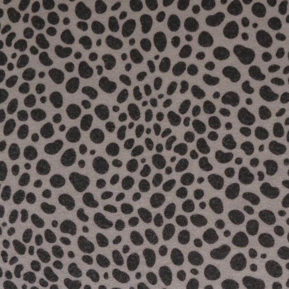 Tissu Maille Pantère Gris Clair - Par 10 cm