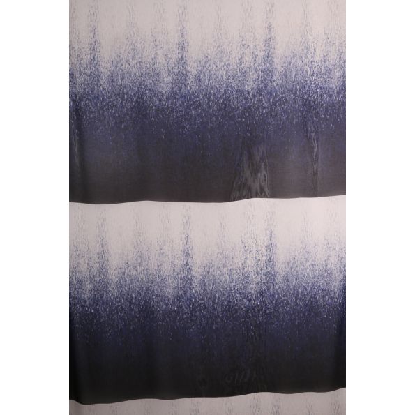 Tissu Panneau Satin Gianni Tessuti 80x140cm Aqua sur fond Gris