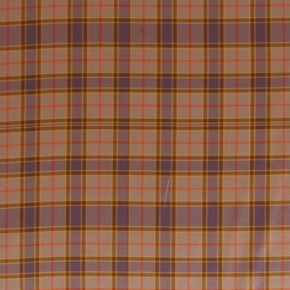 Tissu Satiné à carreaux Beige doré - Par 10 cm