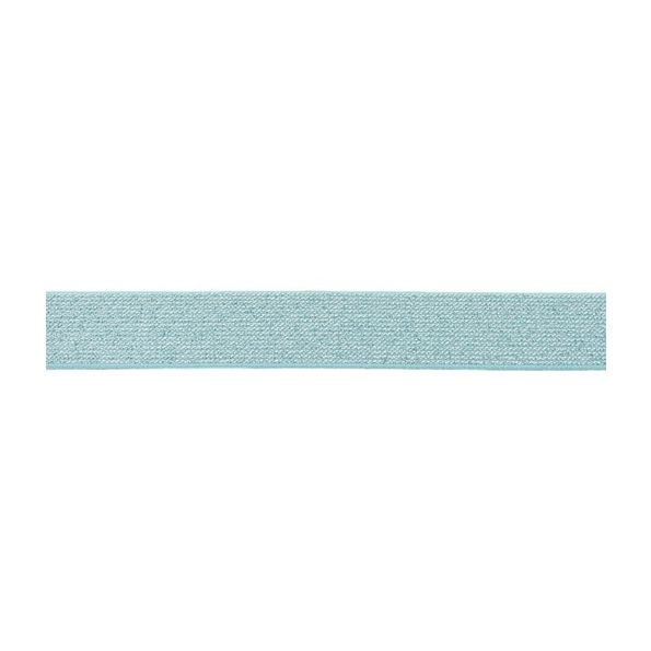Élastique Plat Lurex 25 mm Menthe x1m