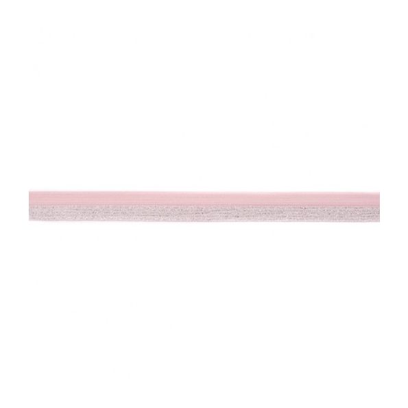 Biais Élastique Plat Lurex 17 mm Rose x 1m