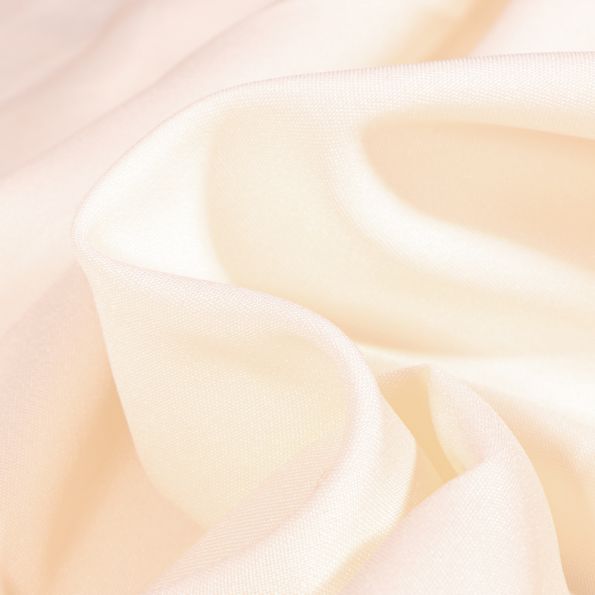 Tissu Burlington Grande largeur uni Ecru - Par 10 cm