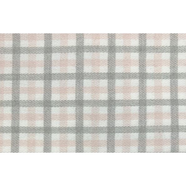 Tissu Tartan Ecossais Andrea sur fond Gris clair - Par 10 cm
