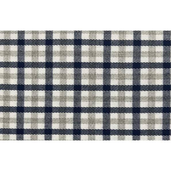 Tissu Tartan Ecossais Andrea sur fond Bleu marine - Par 10 cm