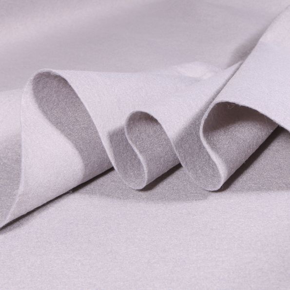 Tissu Feutrine 90 cm Gris - Par 10 cm