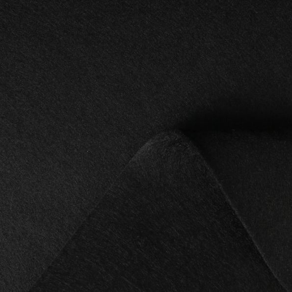 Tissu Feutrine épaisse 90 cm uni Noir - Par 10 cm
