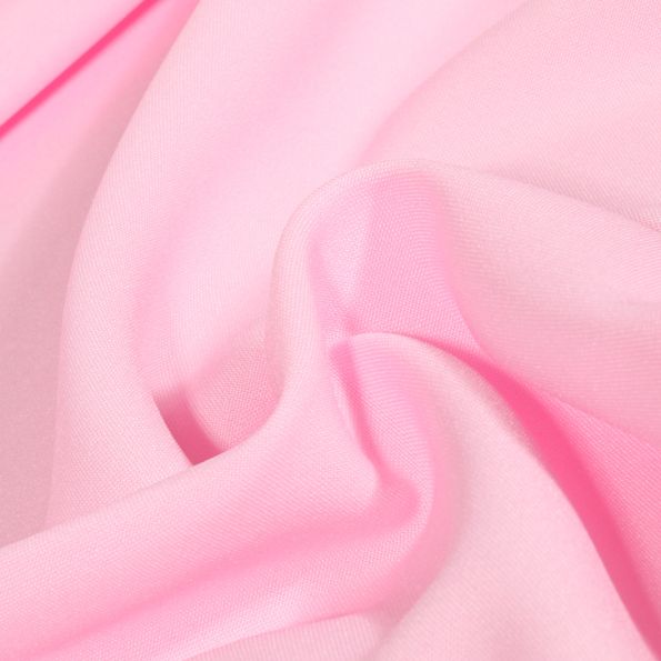 Tissu Burlington uni Rose barbapapa - Par 10 cm