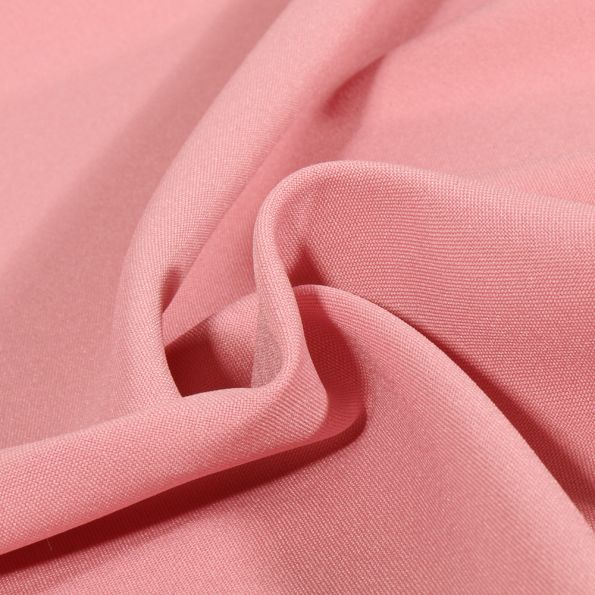 Tissu Burlington uni Rose pâle - Par 10 cm