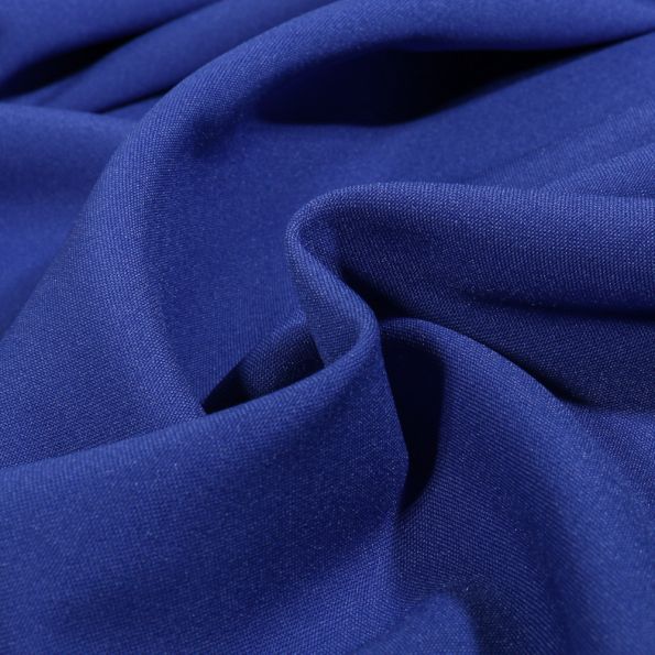 Tissu Burlington uni Bleu roi - Par 10 cm