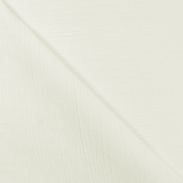 Tissu Crépon Ivoire x10cm