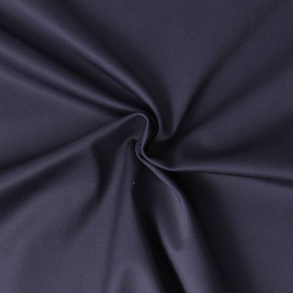 Tissu Gabardine Stretch Bleu marine - Par 10 cm
