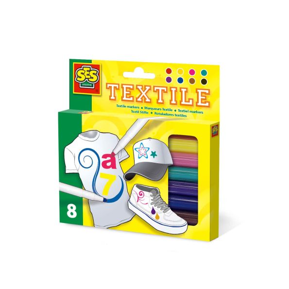 Feutres spécial textile x8