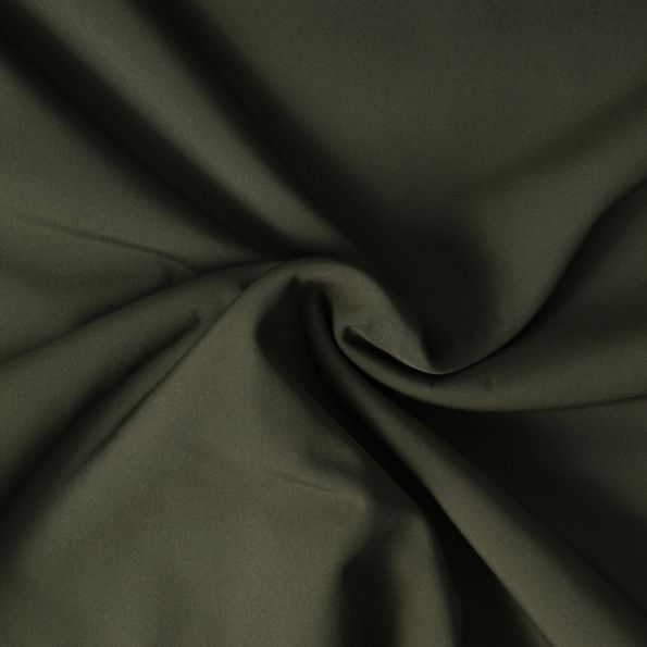 Coupon Tissu Softshell Freya Vert armée - Coupon de 100 cm