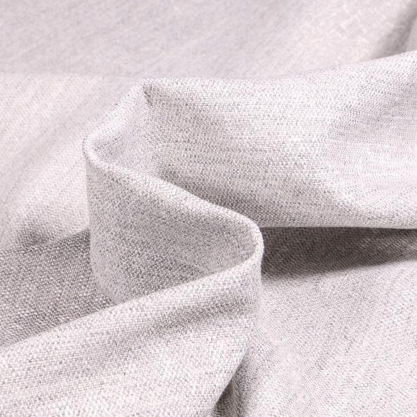 Tissu Toile Jacquard Adriana sur fond Gris clair - Par 10 cm