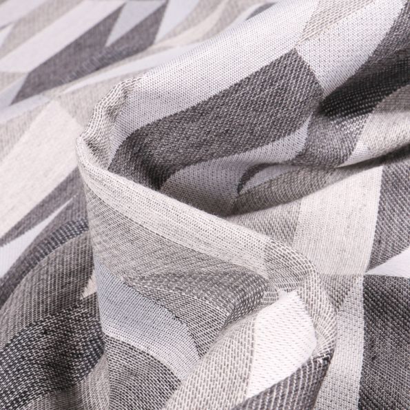 Tissu Jacquard Nash sur fond Gris - Par 10 cm