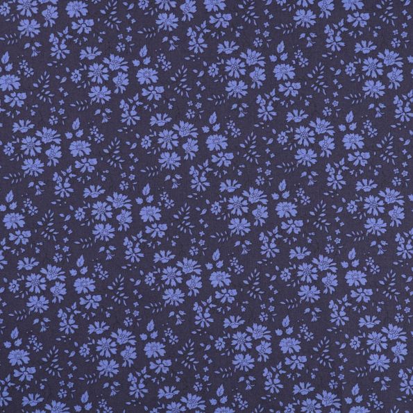 Tissu Liberty of London Capel Bleu marine - Par 10 cm