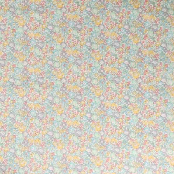 Tissu Liberty of London Michele Vert - Par 10 cm