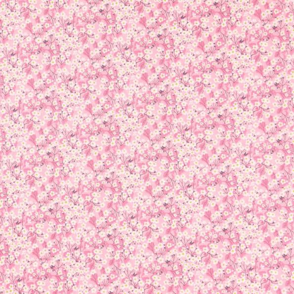 Tissu Liberty of London New Mitsi Valeria Rose - Par 10 cm