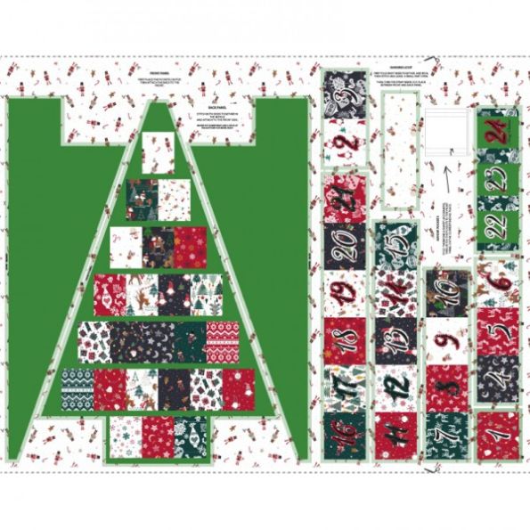 Panneau DIY Calendrier de l'avent - 100 x 135cm