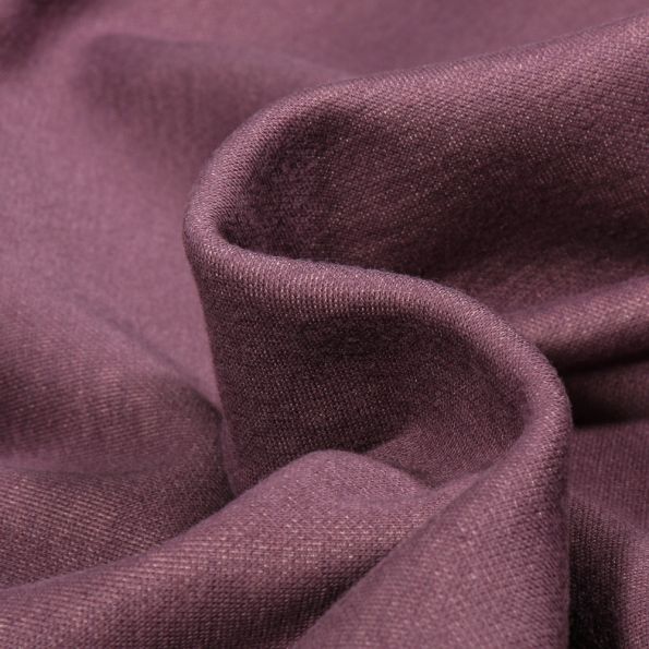 Tissu Sweat envers polaire Violine - Par 10 cm