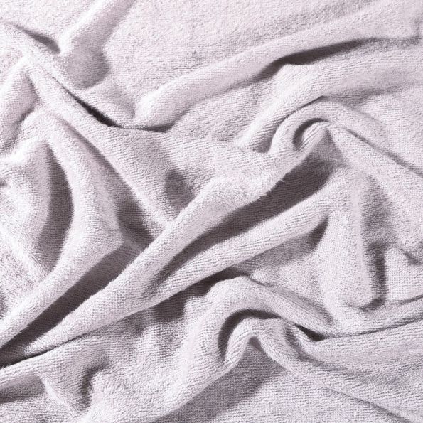 Coupon Tissu Eponge Bébé Bambou Tout doux Gris - Coupon de 30 cm
