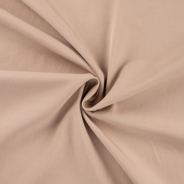 Tissu Lyocell uni Camel - Par 10 cm