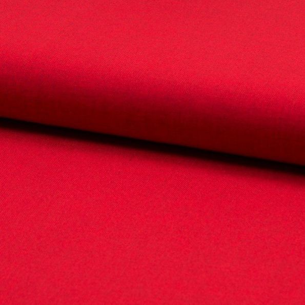 Tissu Viscose Twill  chiné Rouge - Par 10 cm