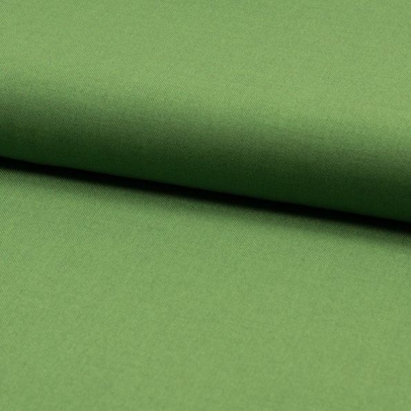 Tissu Viscose Twill  chiné Vert - Par 10 cm