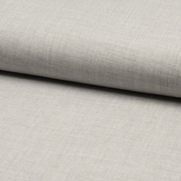 Tissu Viscose Twill  chiné Gris clair - Par 10 cm