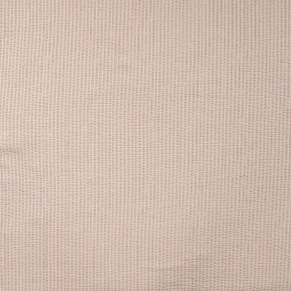 Coupon De Tissu Jersey Lin/viscose/modal - Rayures Beige/écru - 150 Cm X 50 Cm - Lot De 4