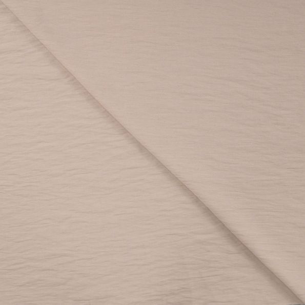 Tissu Viscose nylon uni Beige - Par 10 cm