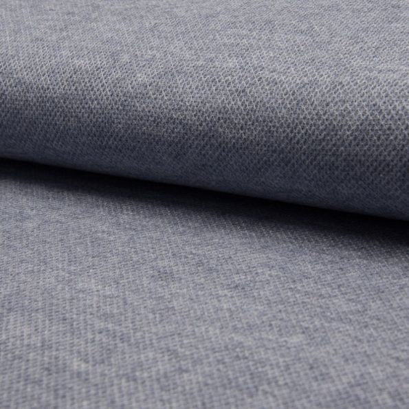 Tissu Maille légère Bleu Navy - Par 10 cm