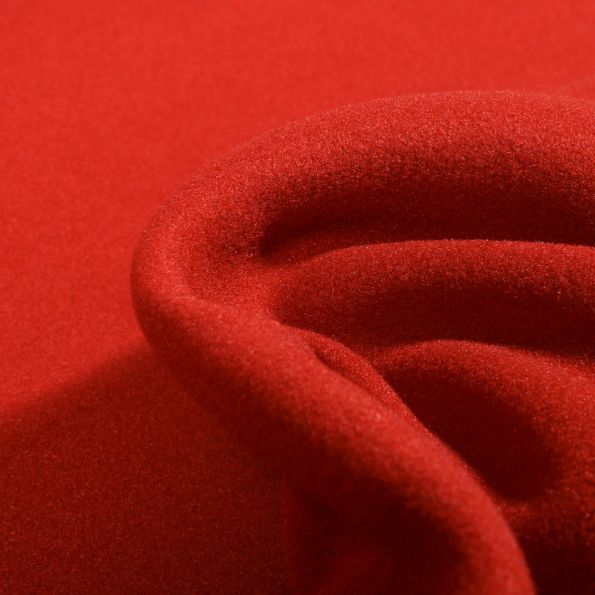 Tissu Drap de manteau Glasgow Terre de Sienne - Par 10 cm