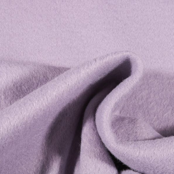 Tissu Drap de manteau épais Lilas - Par 10 cm