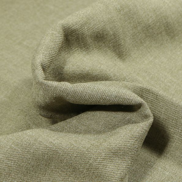 Tissu Viscose uni Sophia Gris clair chiné - Par 10 cm