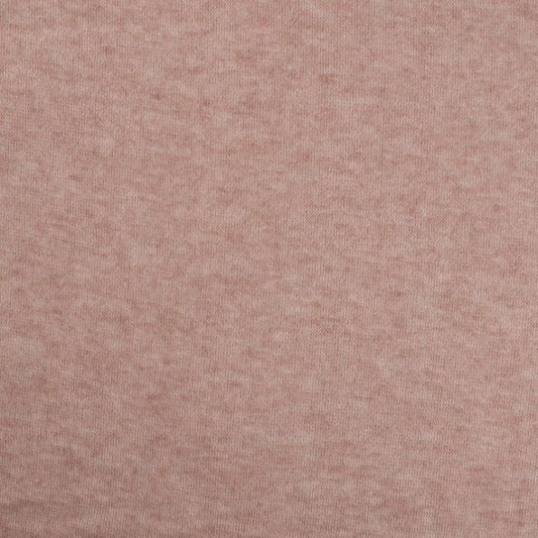 Tissu Maille Jersey chiné Rose - Par 10 cm