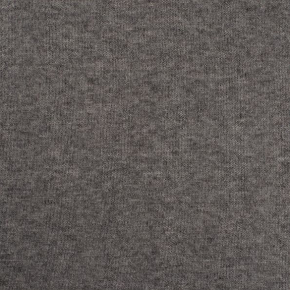 Tissu Maille Jersey chiné Noir - Par 10 cm