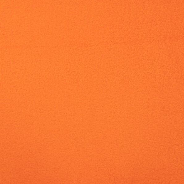 Coupon Tissu Polaire doux uni Orange - Coupon de 20 cm