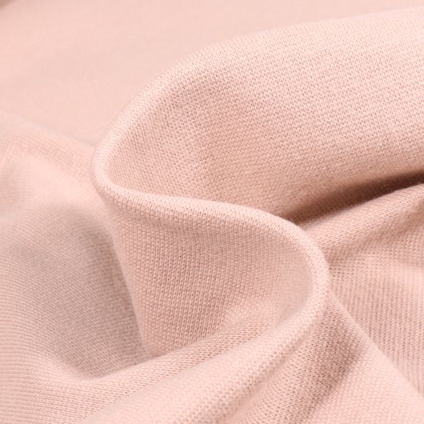 Tissu Jersey Bord côte uni Beige - Par 10 cm