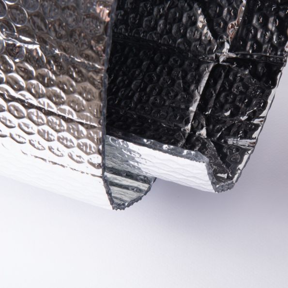 Tissu isolant Gwen thermo-réflecteur fort Gwenda métallisé uni Argent - Par 10 cm