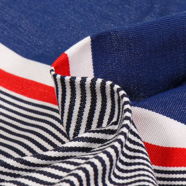 Toile Transat Dralon Saint Brieuc sur fond Blanc - Par 10 cm