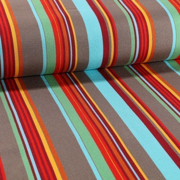 Tissu Toile Transat Playa Portofino Turquoise - Par 10 cm