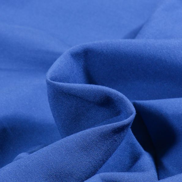Tissu Viscose stretch uni Bleu roi - Par 10 cm