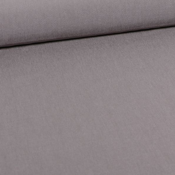 Tissu Viscose stretch uni Gris - Par 10 cm